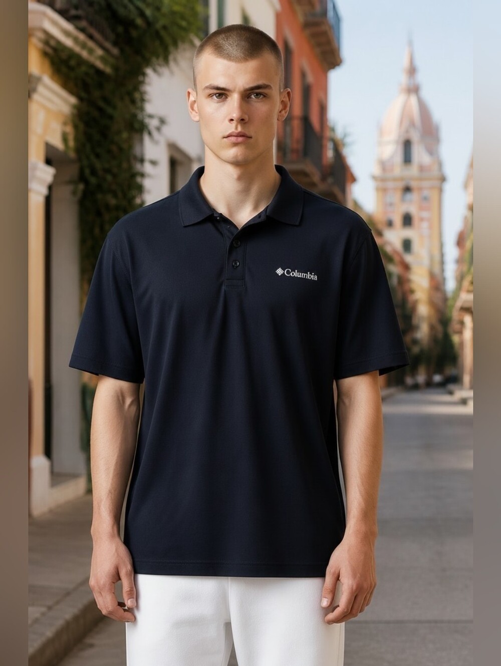Columbia Men's Size Large Omni Shade Performance Polo Shirt
